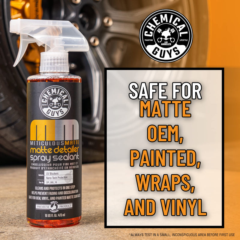 Chemical Guys SPI_995_16 Meticulous Matte Detailer and Spray Sealant for Crisp Satin & Matte Finishes, (Safe for OEM, Vinyl, & Painted Matte Surfaces) 16 fl oz