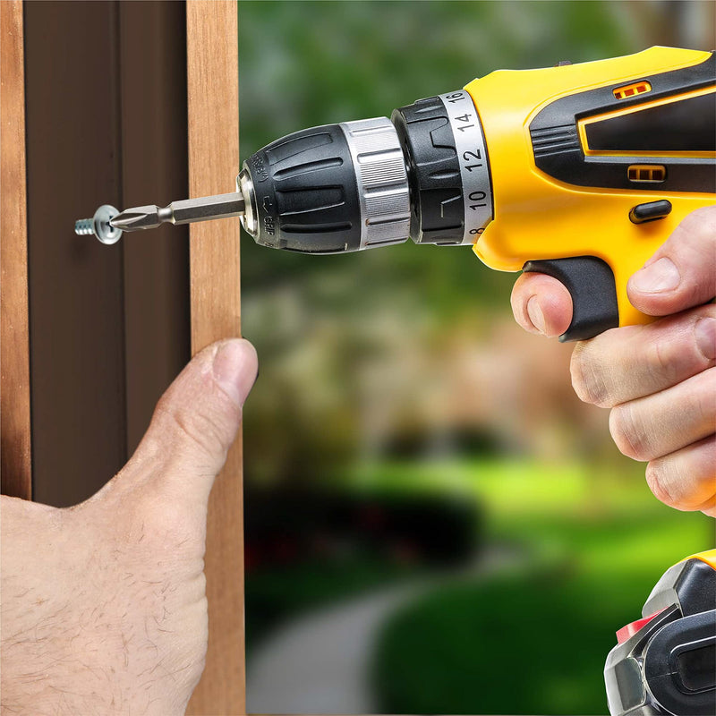 Simply Conserve Premium Screw-On Set Door Weatherstripping with Aluminum Carrier and Foam Gasket in Brown KC600-B | Draft Stopper for Sides and Top | Heavy Duty Foam Weather Stripping Seal 84 inches