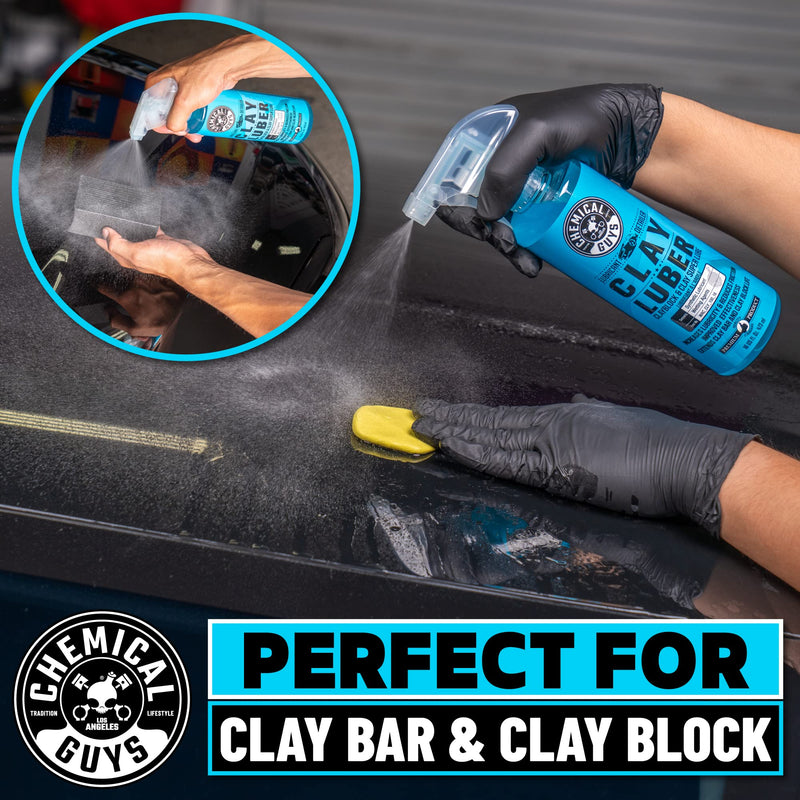 Chemical Guys WAC_CLY_100_16 Clay Luber Synthetic Lubricant with Wetting Agents for Clayblock and Car Detailing Clay (Works on Cars, Trucks, SUVs, Jeeps & More), 16 fl oz 16 Fl Oz (Pack of 1)