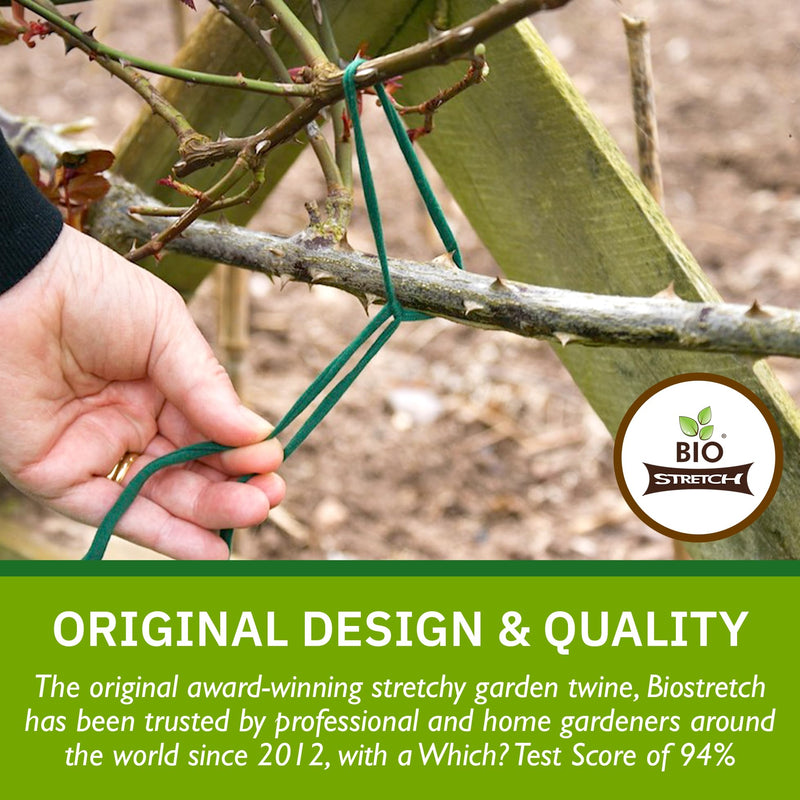Soft Garden Plant Ties for Indoor & Outdoor Plants - Strong & Stretchy Cut-to-Length Plant Tape for Climbing Plants, Tomato Vines & Home Gardening (656 ft / 200M) 656 ft / 200M
