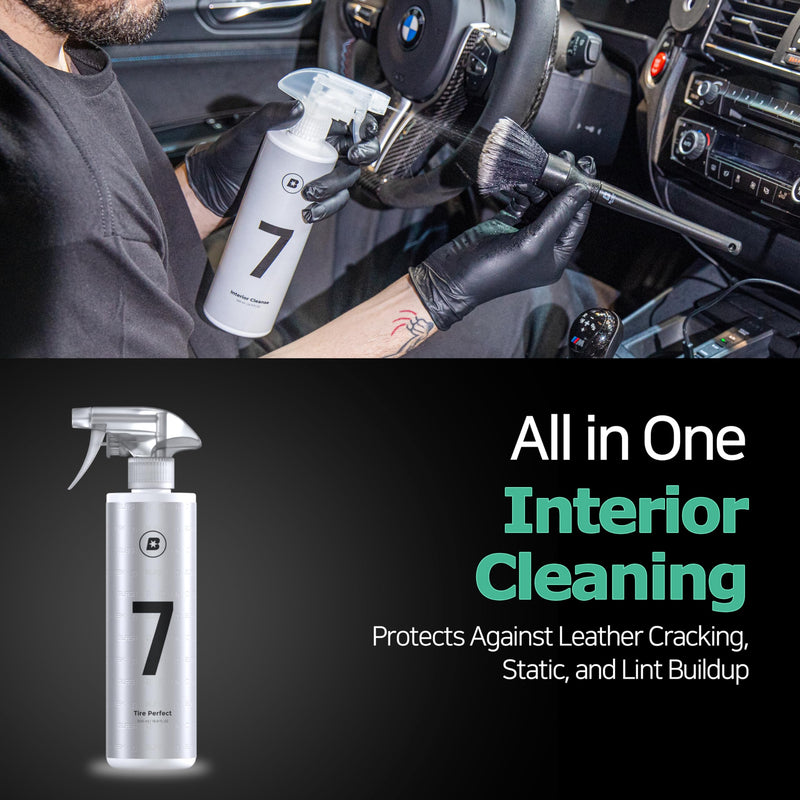 Blask Car Interior Cleaner 16.9 fl.oz | All in One Car Detailing Item and Odor Control | Interior Car Cleaner Prevents Lint & Static | Car Seat Cleaner Available for Leather, Plastic and Fabric.