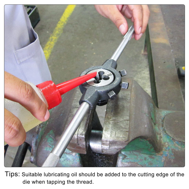 sourcing map Round Die 11/4-18, Cutting Resistant Thread Cutting Die, Alloy Tool Steel Thread Repair Tool