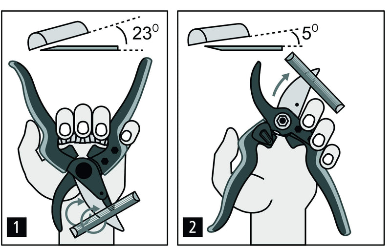 FELCO 160L Pruning Shears – 8.9" Lightweight Swiss-Made Garden Clippers for Large Hands | Garden Tool Cutter with Precision Bypass Blade, Fiberglass Composite Handles, Replaceable Parts F 160L