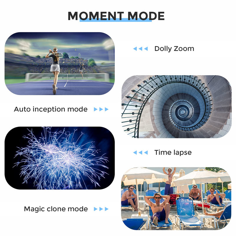 Selfie Stick Tripod with Remote 1-Axis Gimbal Stabilizer, 4 in 1 Portable Phone Tripod w/Extendable Stick, Face Tracking & 360°Rotation for iPhone 13 Pro Android Video Recording Vlog hohem iSteady Q Black Selfie Stick with remote