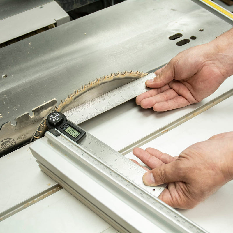 Trend 7 Inch Digital Angle Finder Ruler for Precise Internal and External Angle Measurements, DAR/200