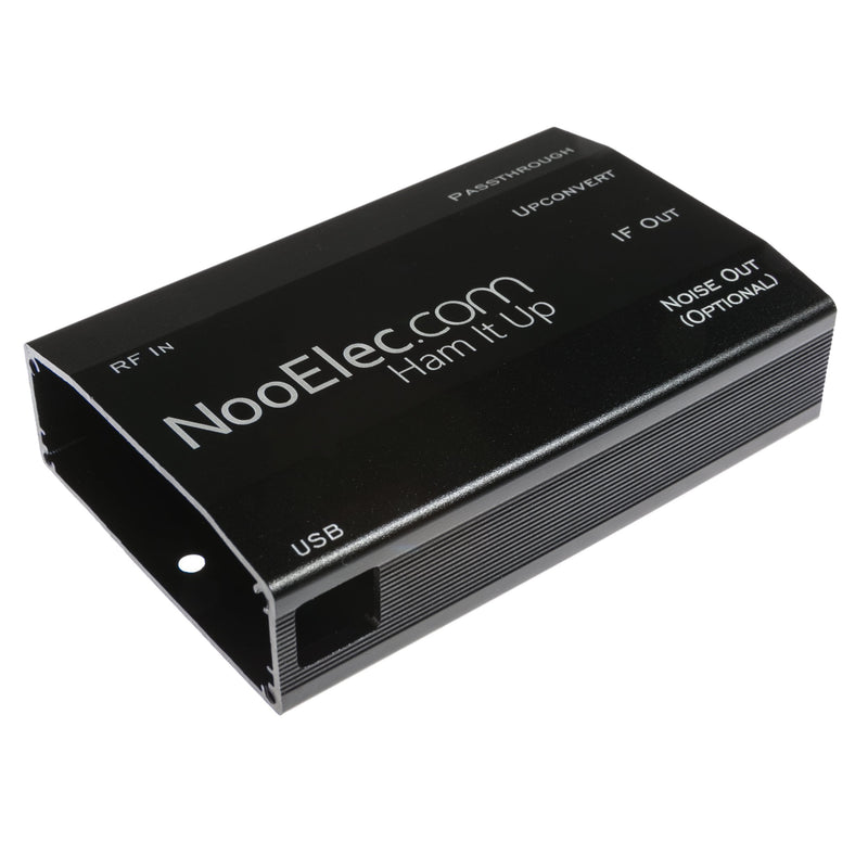 NooElec Extruded Aluminum Enclosure Kit, Black, for Ham It Up Plus Barebones RF Upconverter for NESDR and RTL-SDR radios