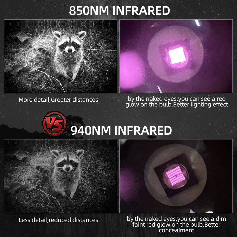 DARKBEAM ir Flashlight Infrared 940nm Lights LED Mini for Night Vision, Rechargeable Portable Tactical ir Illuminator Torch, Focus Adjustable for Hunting, Observation, Search, with Clip 501F IR-940nm Light with Clip