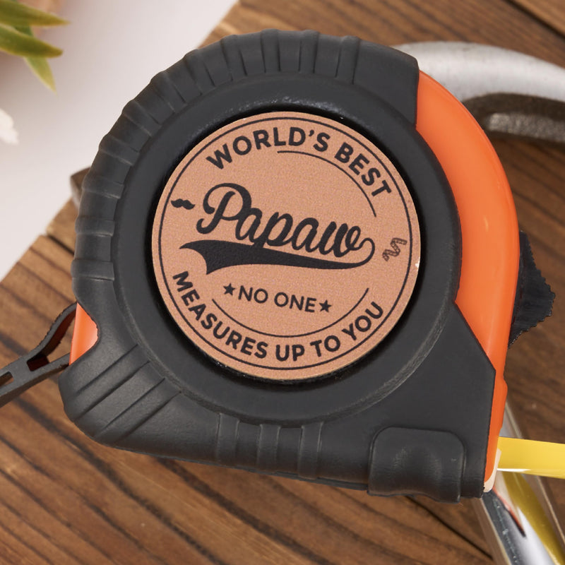 Papaw Gifts, Gift for Papaw from Kids, Measuring Tape 16ft for Men, Ideal for Birthday, Fathers Day, Christmas, Retractable Digital Carpenter Tool