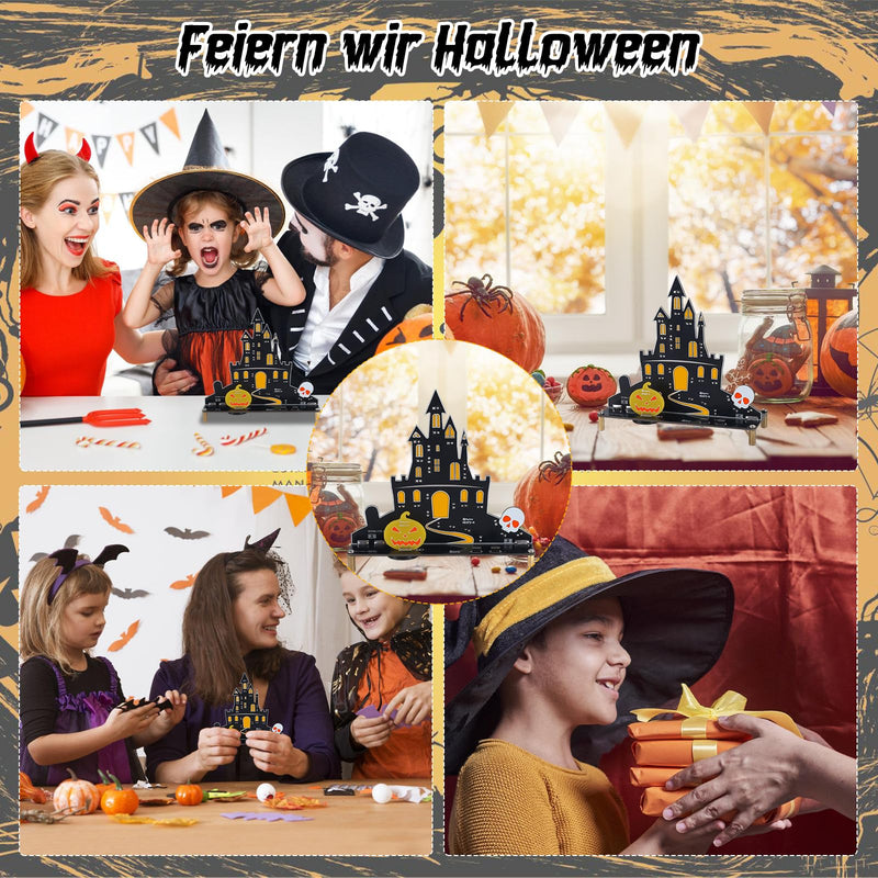 PEMENOL Halloween Castle Soldering Kit Music Pumpkin Skeleton Light Electronics Kit with Breathing LED Light Effects & Sound Soldering Learning Set Adult Decoration