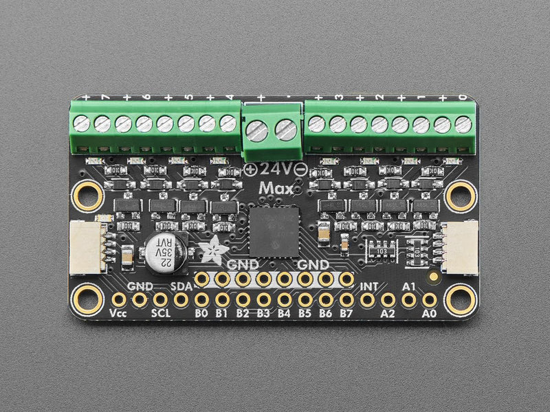 Adafruit I2C to 8-channel solenoid/solenoid driver, STEMMA QT/Qwiic, 6318