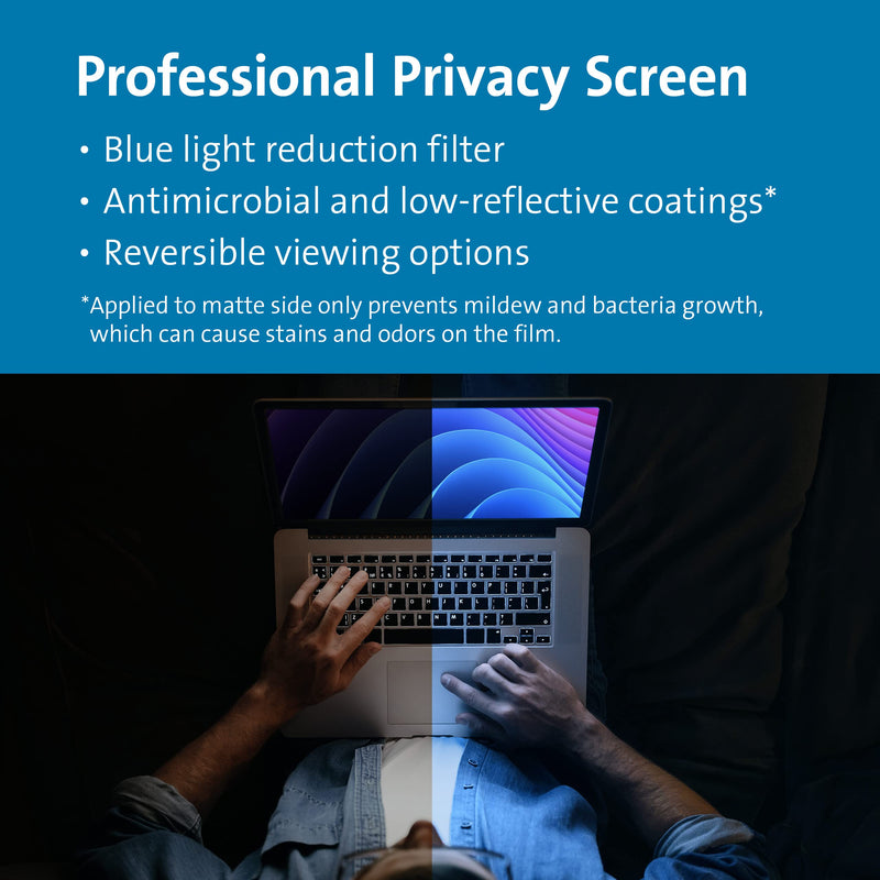 Kensington MagPro™ Magnetic Laptop Privacy Screen 14 inch Compatible with HP Elitebook Dell Xps Lenovo Thinkpad X1 T14, Removable 16:9 Laptop Privacy Filter, Anti-Glare, Blue Ray Reduction(K58352WW) Laptop PC 16:9 aspect 14" (16:9)