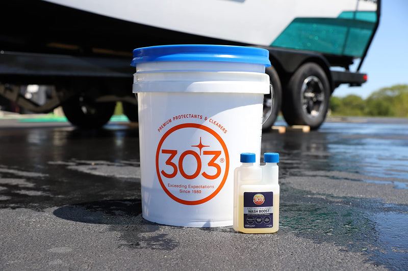 303 Products Salt Neutralizing Wash Boost – Add to Wash Mix for Salt Removal, Protects Against Rust and Corrosion, Breaks Down Salt, Safe for Use on Vehicles and Boats, 8oz (30592)