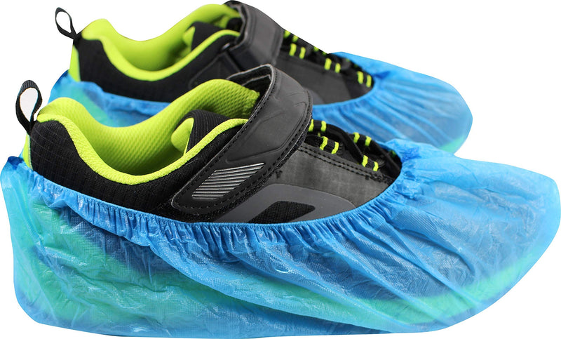 Medi-Inn overshoes, disposable shoes, disposable shoe covers with elastic band (standard CPE, approx. 2.7 g, 100 pieces)