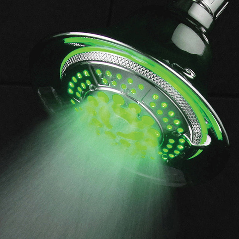 Hotel Spa 2 in 1 Shower System LED Shower Head with Hands-Free Option and LED Lighting