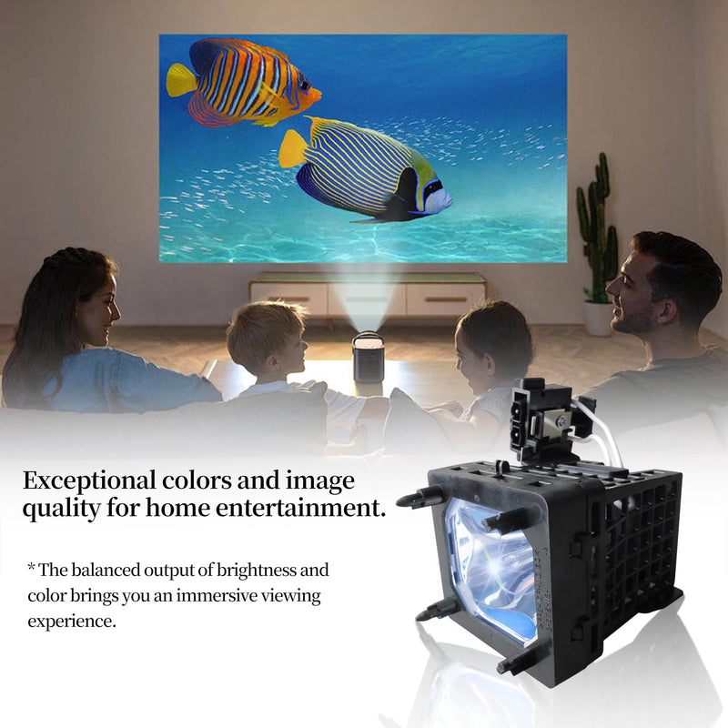 XL-5200 Replacement Projector Lamp Bulb Compatible with Sony KDS-50A2000 KDS-55A2000 KDS-55A2020 KDS-55A3000 KDS-60A2000 KDS-50A2020 KDS-50A3000, with Housing XL-5200-M-P