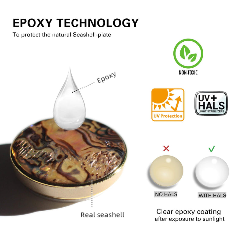 OnTheGrip Cute Natural Seashell Design Round shape Collapsible Mobile Phone Grip Stand Holder for Smartphone Tablet Cell Phone Accessory (Crème) Adhesive type Creme