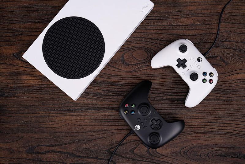 8Bitdo Ultimate Wired Controller for Xbox, Hall Effect Joysticks and Hall Triggers, Compatible with Xbox Series X|S, Xbox One, Windows 10 & Windows 11 - Officially Licensed (Black) Black Hall Effect Joystick