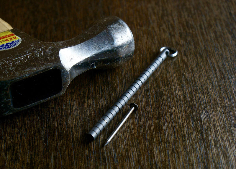 TEC Accessories - Inchworm - Titanium - Ruler - Imperial Units - Keychain Tool - Everyday Carry Inchworm (Imperial)