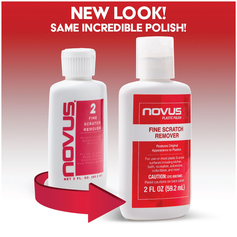 NOVUS 7030 | Fine Scratch Remover #2 | 8 Ounce Bottle #2 Fine Scratch Remover