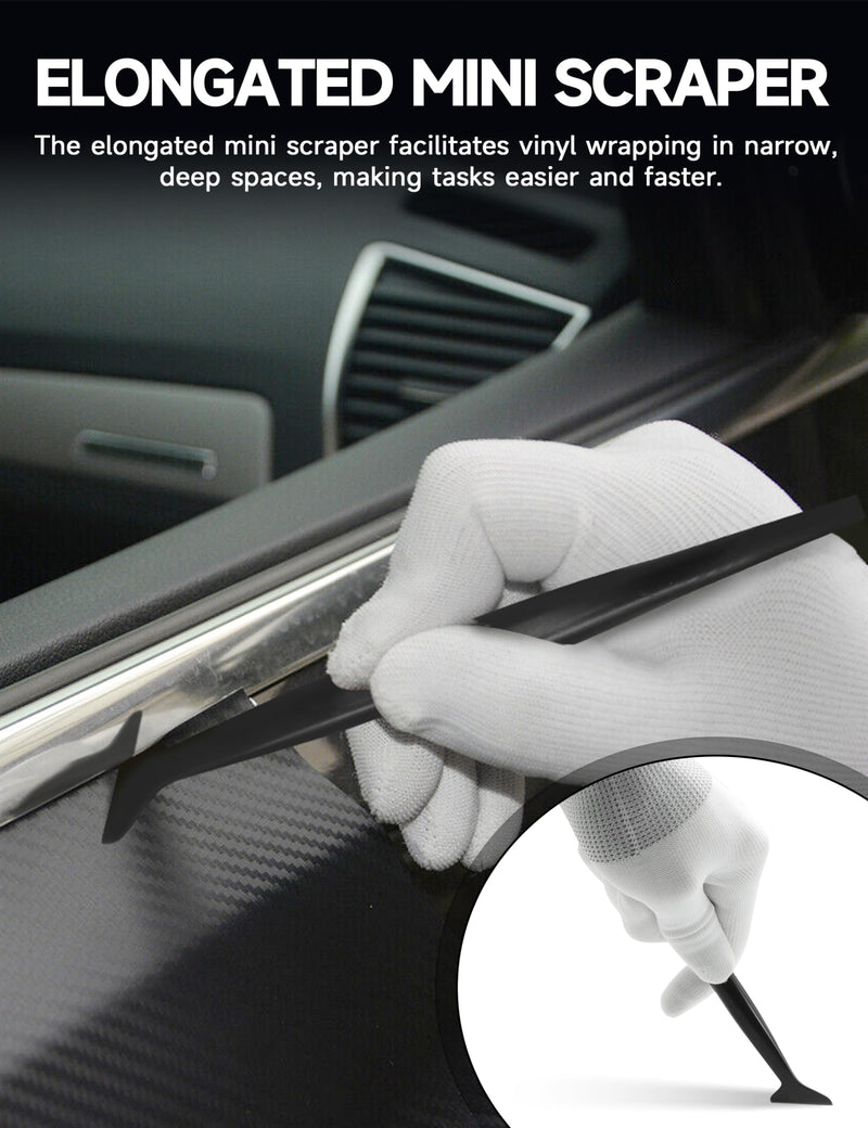 Window Film Kit, 5 Pcs Window Tint Film Installation Tools, Car Windows Tint Kit, Window Privacy Film Installation Tint Kit, Vinyl Wrap Tools, Felt Squeegee, Micro Squeegee, Craft Knife