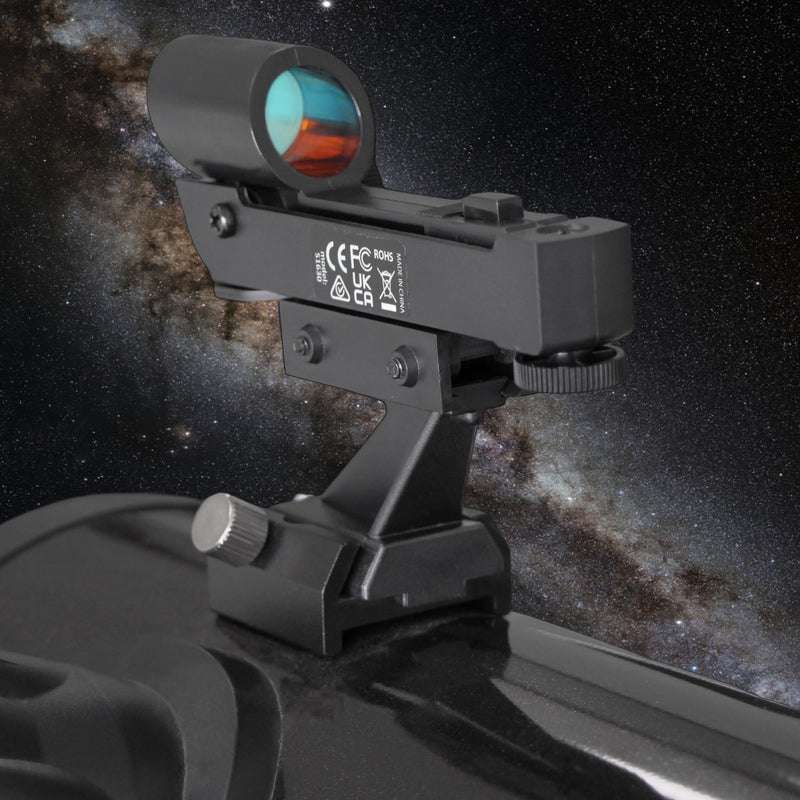 Red Dot Finderscope - Star Pointer Viewfinder Astronomical Telescope Accessories with Slide-in Bracket