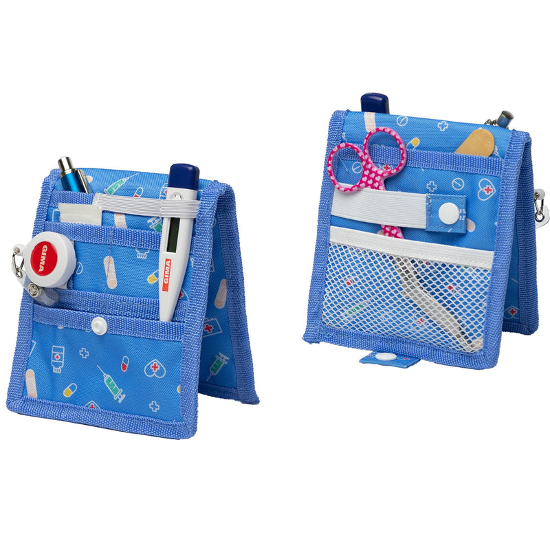 GIMA Pocket Organizer for Doctors and Nurses in Bag or Desk for Easy and Quick Access to Tools, Blue, 27142, Blue, Modern
