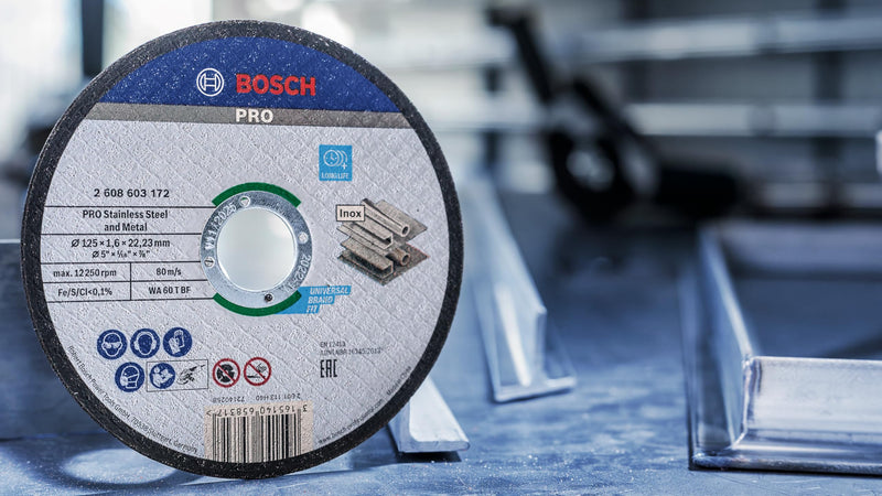 Bosch 2608603172 Standard for INOX Straight Cutting disc Ø 125 mm 1 piece