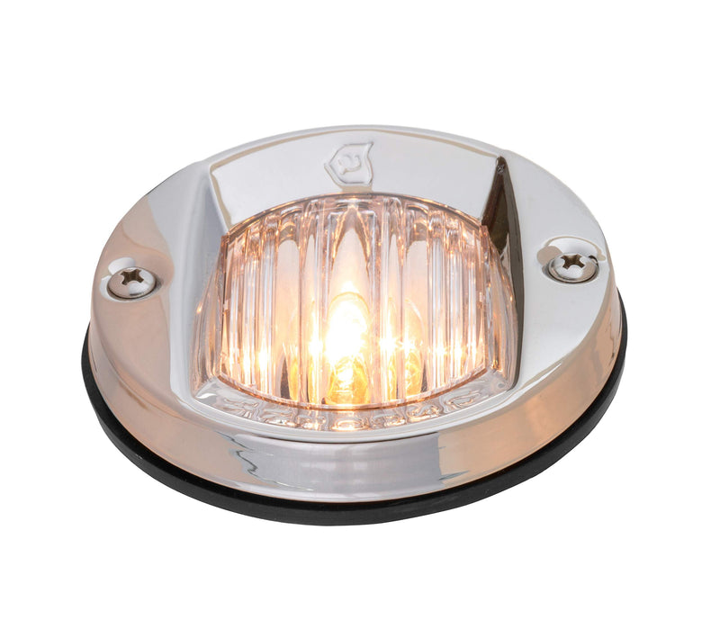attwood 6356D7 Round Incandescent Marine Boat 3-Inch Flush Transom Light with 7.5-Watt Lamp One size