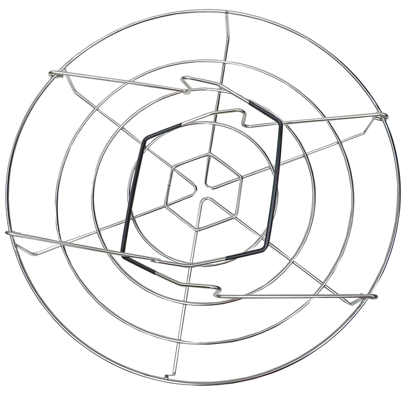 Stainless Steel Canning Rack, Contoured Comfort Grip Handles Rack, non-rusting rack - Canning becomes easy, fun and safe