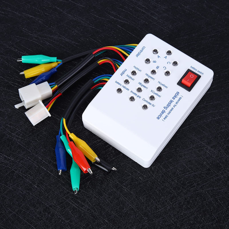 9V Battery Powered Brushless Electric Car Engine Tester, Scooter Motor Controller, E-Bike Detector with English Manual for DIY Automotive Woker