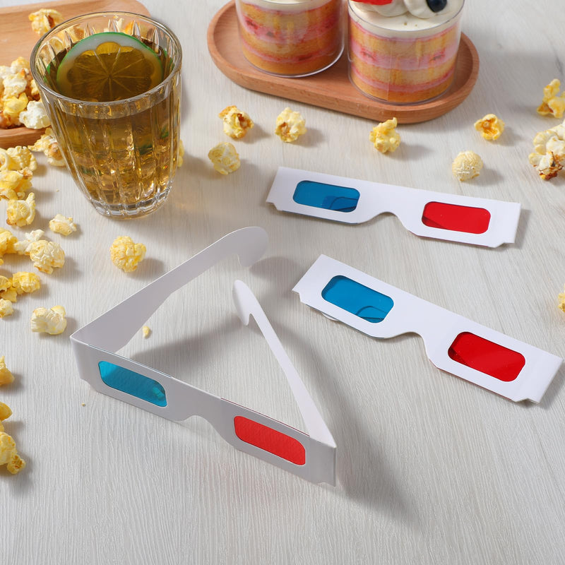 30pcs 3D Viewing Glasses, 3D Glasses for Movies at Home, Foldable and Lightweight Movie Glass for Kids and Adults, Perfect for Immersive Movie Experiences