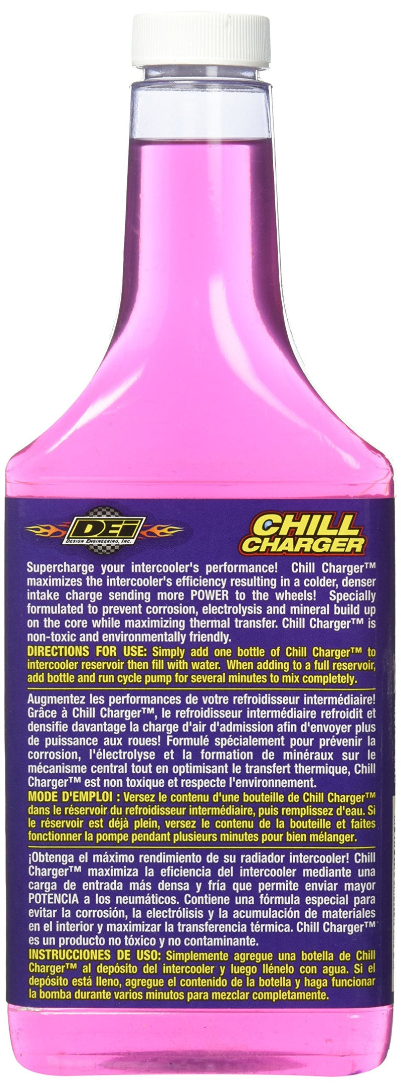 DEI Chill Charger Water-to-Air Intercooler Additive Engine Coolant for Auto Turbo and Supercharger Systems Lowers Intake Temperatures 16 oz