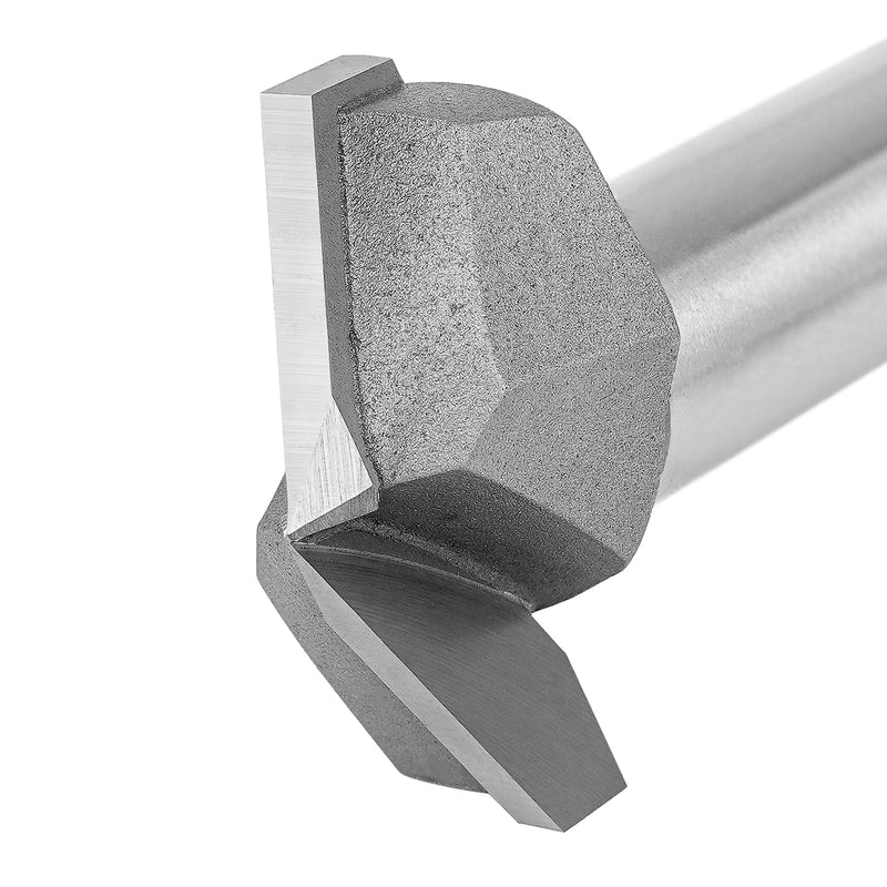 SpeTool 120 Degree V Groove Router Bit 1/2 Inch Shank 1-1/4 Inch Cutting Diameter, Carbide Tip CNC V Bit for Woodwroking Chamfer Bevel Cutter Engraving Tool 120°-D1/2"
