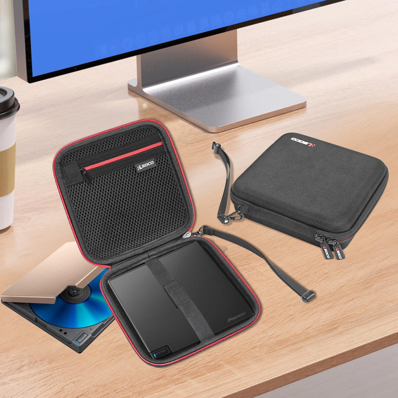 RLSOCO Hard Case for Pioneer BDR-XD08B/BDR-XD08UMB-S/BDR-XD08S/BDR-XS07S/BDR-XD08G/BDR-XD07B External Blu-ray Drive (Case Only)