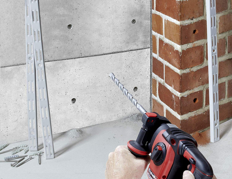 1 Inch x 18 Inch SDS Plus Rotary Hammer Drill Bit, Carbide Tipped for Brick, Stone, and Concrete (1" x 18") 1" x 18"