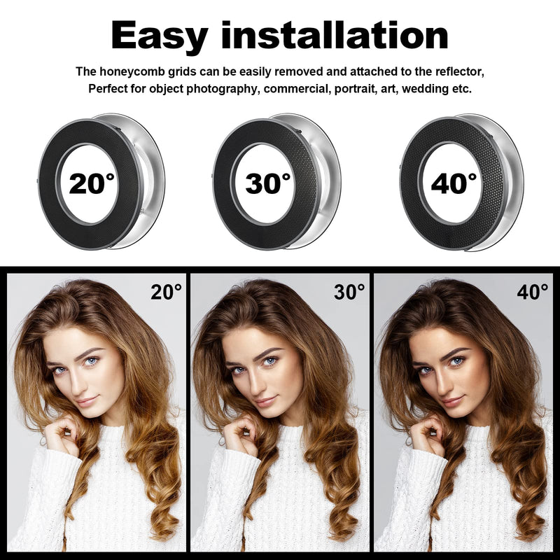 Godox R200-RHC30 Photography Honeycomb Grid for Godox RFT-25S Reflector Beauty Dish 30°