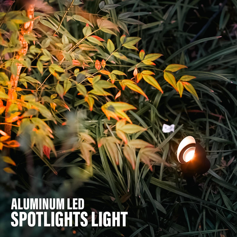 Malibu 6 Watt LED Floodlight, Landscape Lighting Outdoor Spotlight Waterproof Lighting for Driveway, Yard, Lawn, Flood, Garden, Outdoor Lighting