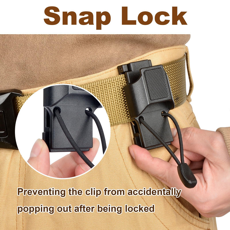 Police Radio Holder for Duty Belt, Walkie Talkie Holster as Duty Belt Accessories, Tactical Radio Holder for Motorola, Kenwood, Midland, BaoFeng, Hytera, Radioddity, Ruyage Radios