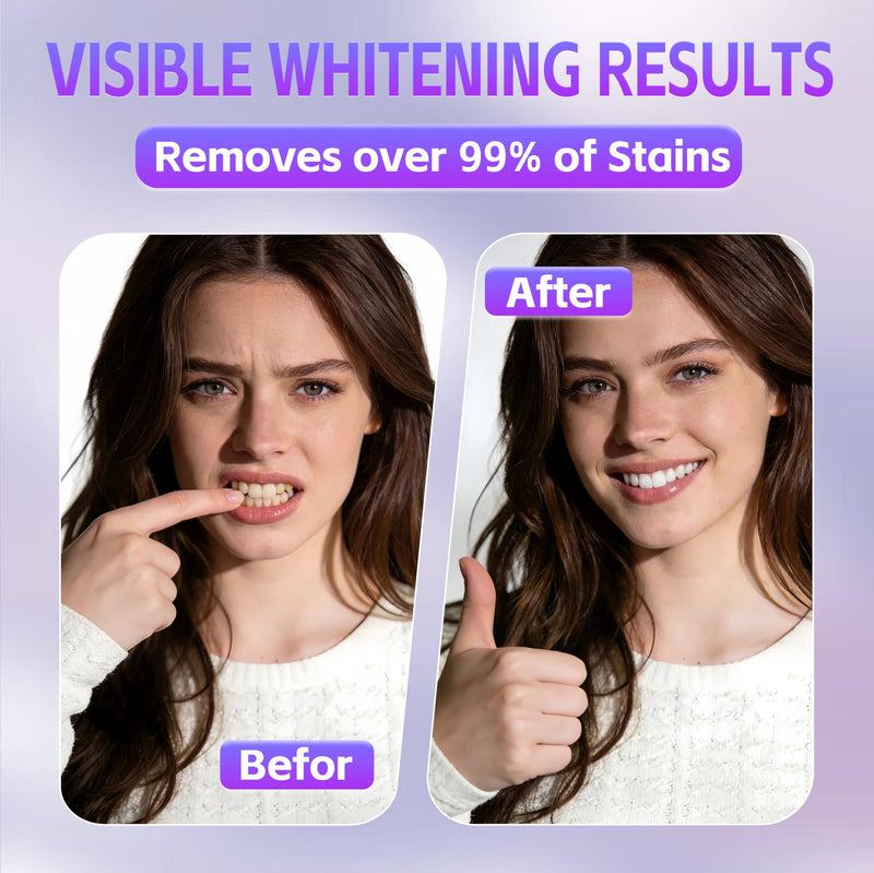 Teeth Whitening Powder - Upgraded Pap + Hydroxyapatite Tooth Powder for Sensitive, Natural Teeth Whitening for Enamel Safe, Remineralizing Tooth Powder Toothpaste for Deep Clean Coffee Stain Removal 1.06 Ounce