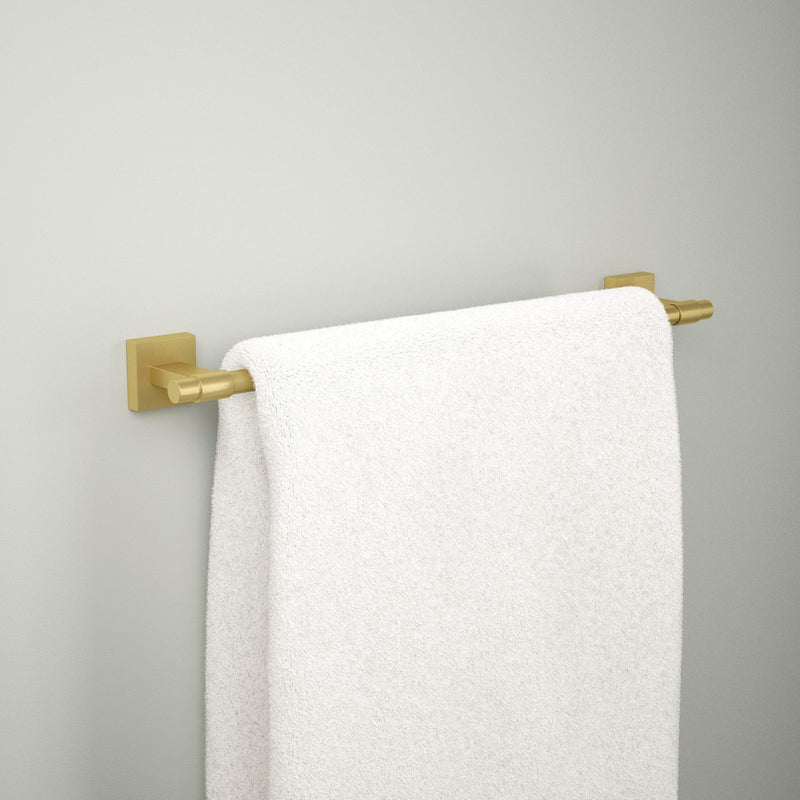Franklin Brass Maxted (1-Pack) 18' Towel Rack for Bathroom, Modern Gold Bar Holder Wall Mounted Rod, Hardware | Accessories MAX18-MG 18 inch
