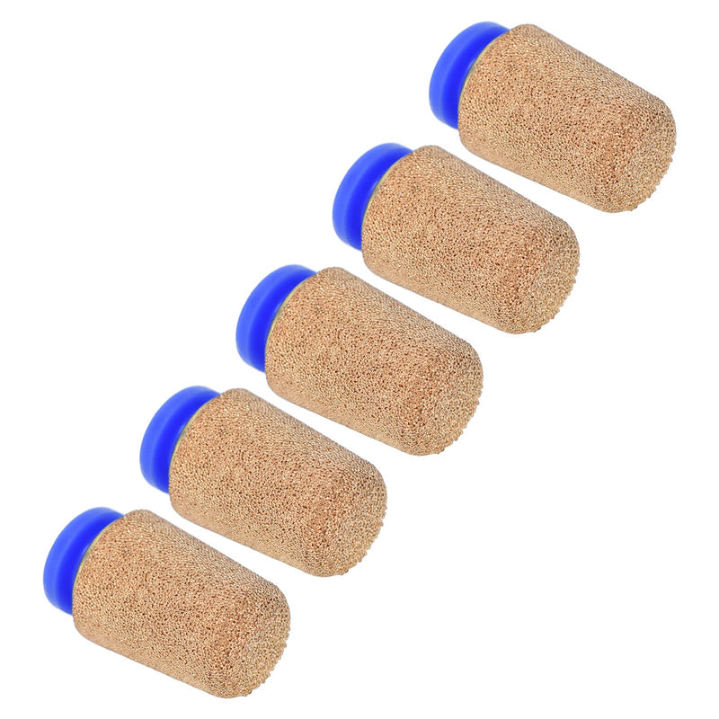 Pack of 5 Air Pneumatic Silencers, Exhaust Silencers, Noise Filter, Reducer Hardware, PSF6 Pneumatic Exhaust Silencer
