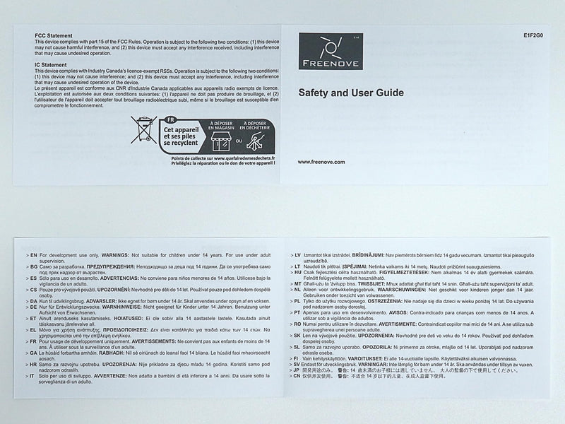 Freenove Super Starter Kit for ESP8266 (Included), 32-bit 160 MHz Mini Microcontroller, Onboard Wi-Fi, Python C Code, 497-Page Detailed Tutorial, 173 Items, 77 Projects
