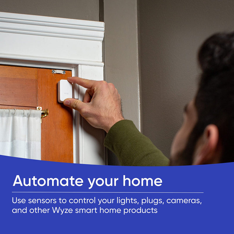 Wyze Home Security System Entry Sensor - Window and Door Entry Protection (3-Pack) Entry Sensor (3-Pack)