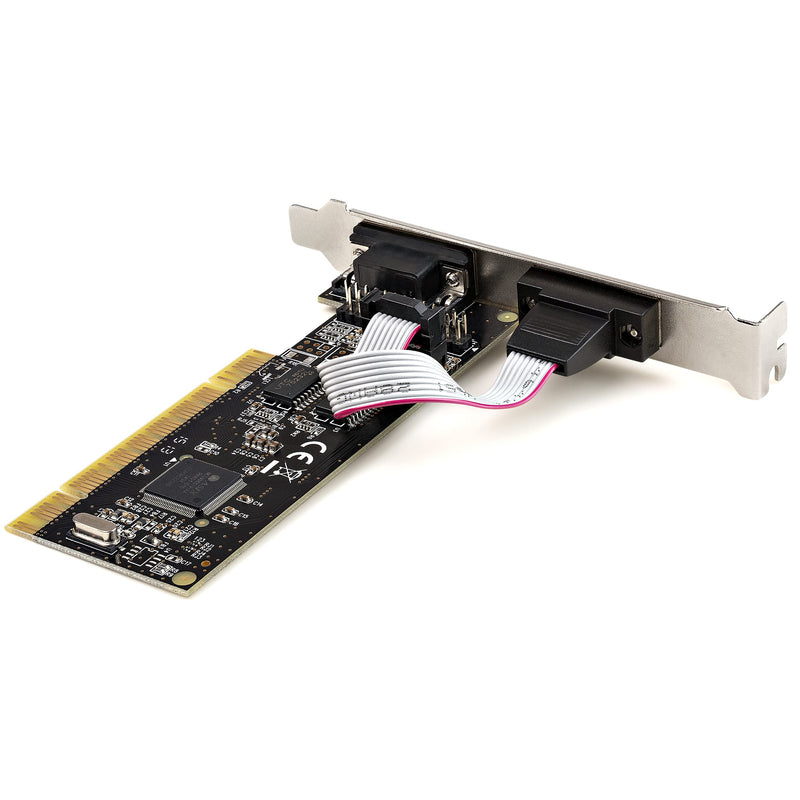 StarTech.com PCI Serial Parallel Combo Card with Dual Serial RS232 Ports (DB9) & 1x Parallel LPT Port (DB25) - PCI Combo Adapter Card - PCI Expansion Card Controller - PCI to Printer Card (PCI2S1P2)
