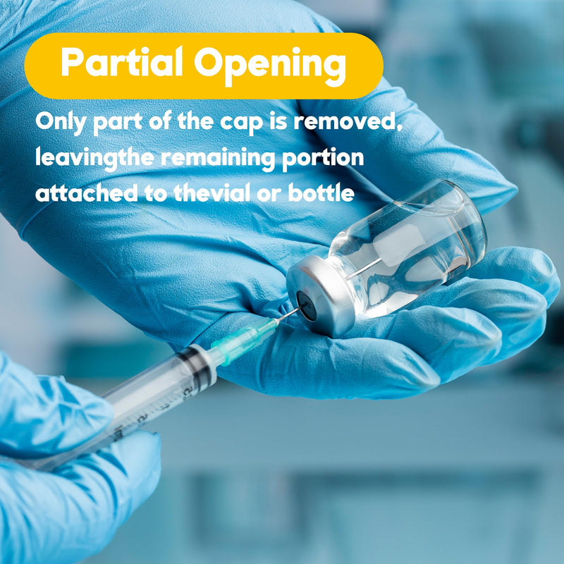 10mL Vials for Injections with Self-Healing Injection Port and Sealed Cap | Sterile Glass Small Vials and Flip Off Aluminum Cap, Liquid Sample Bottles (Empty Vial, No Liquid), 50 Pcs 10ml