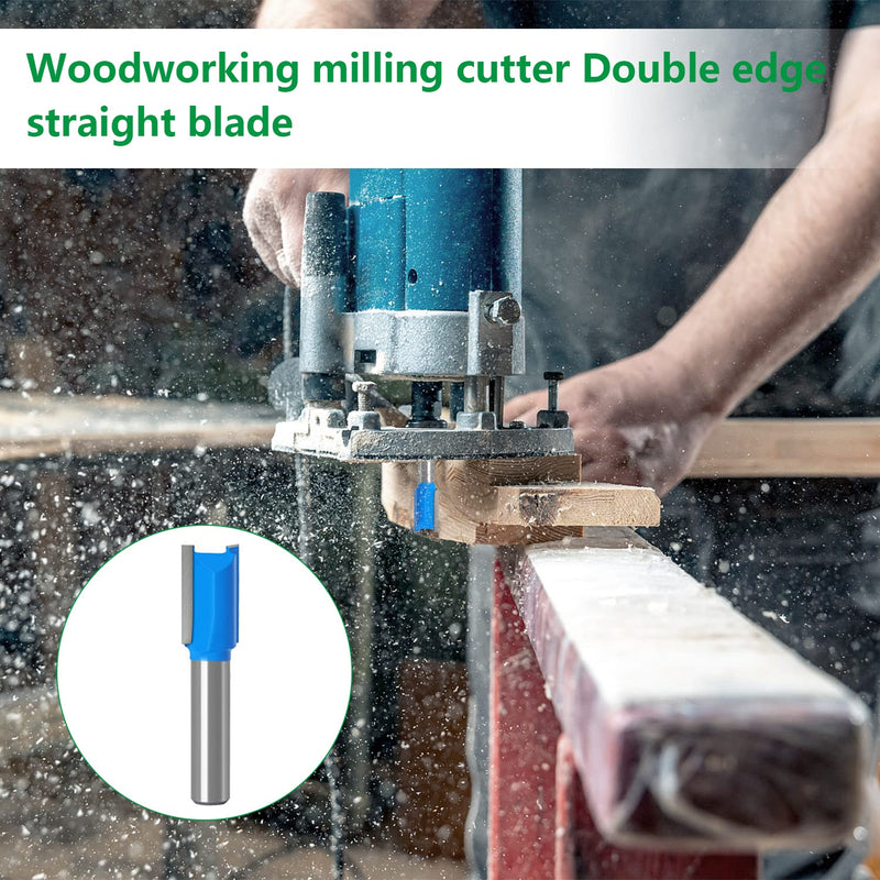 pieces cutter for router 8mm shank, flush cutter cutter set, cutter for router, double flute groove cutter, wood cutter for router, groove cutter 8mm shank, for wood (7) 7