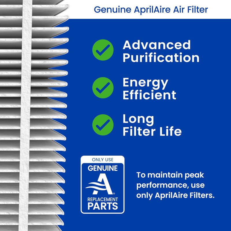 AprilAire 910 Replacement Filter for AprilAire Whole House Air Purifiers - MERV 11, Clean Air & Dust, 25x20x4 Air Filter (Pack of 1) Healthy Air 11