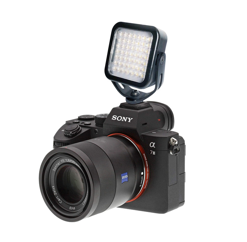 Vidpro LED-50 Photo and Video LED Light with Dimmer and Magnetic Yoke Mount Perfect for On-Camera Use DSLRs Mirrorless Video Cameras Phones Conferencing Vlogging