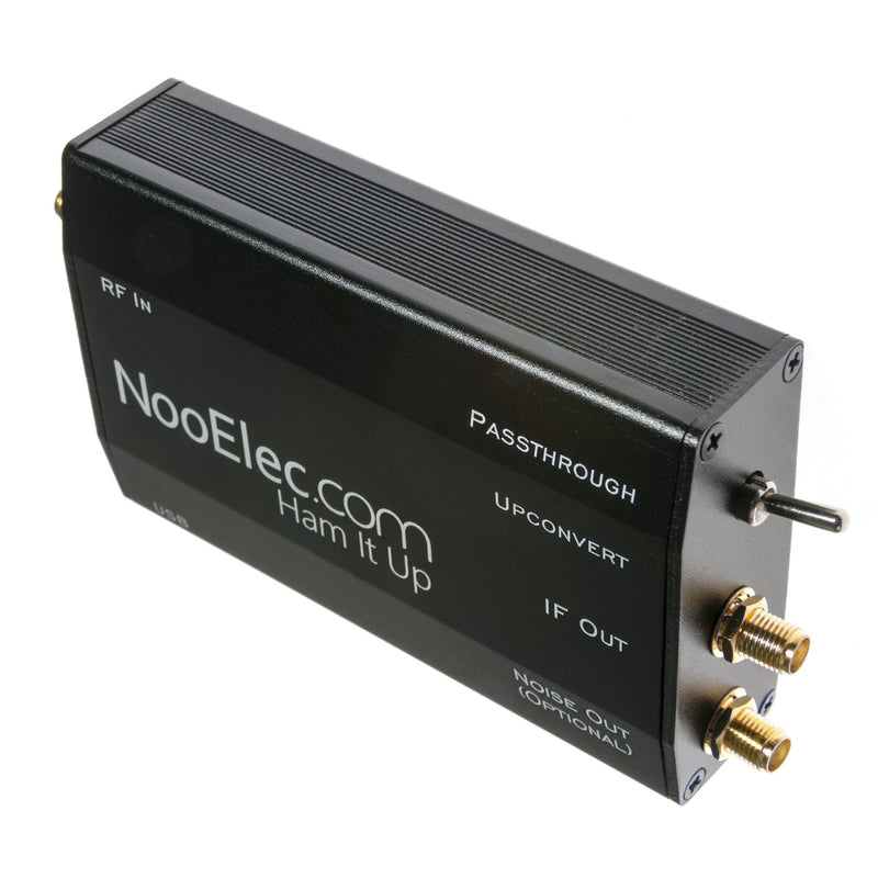 NooElec Extruded Aluminum Enclosure Kit, Black, for Ham It Up Plus Barebones RF Upconverter for NESDR and RTL-SDR radios