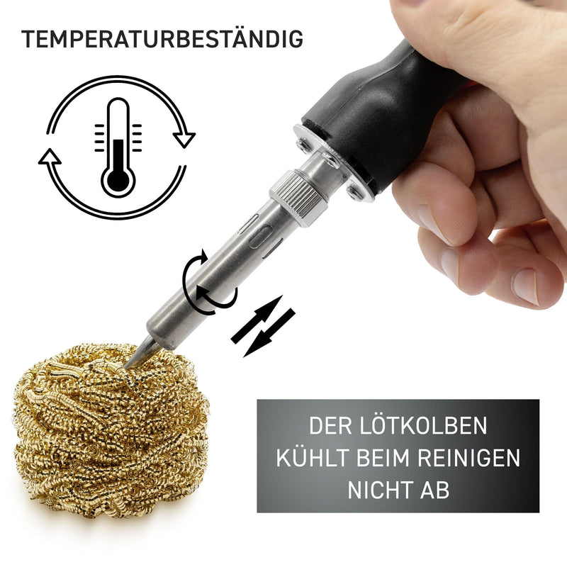 Gallun Optimal Dry Sponge Brass Wool for Soldering Tip Cleaning